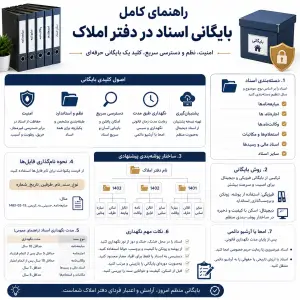 بایگانی اسناد در دفتر املاک